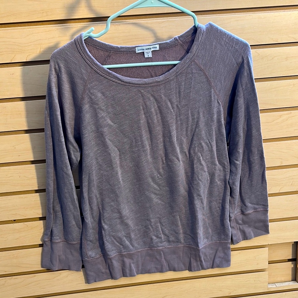 James Perse 3/4 Sleeve sweatshirt